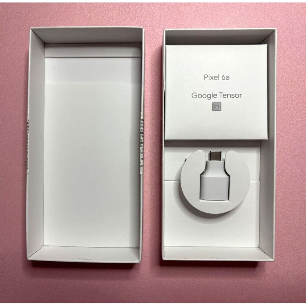 Google Pixel 6a Box With USB Adaptor and Sim Tool Google Tensor - Picture 2 of 9
